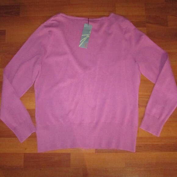 JANA Soft Purple Cardigan - Sz XL - NEW - Picture 4 of 5